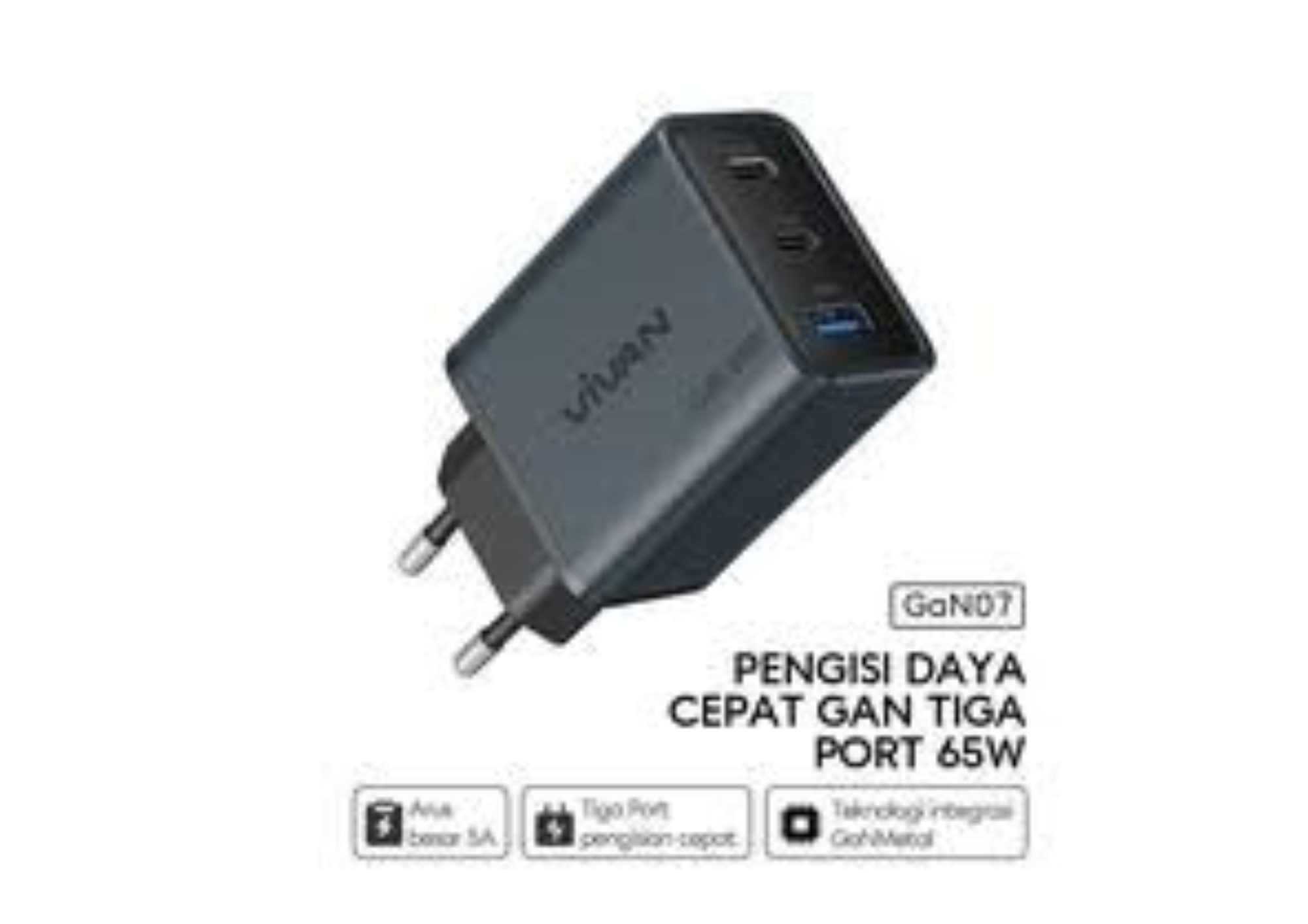Charger Vivan GaN07 GaNMetal 65W
